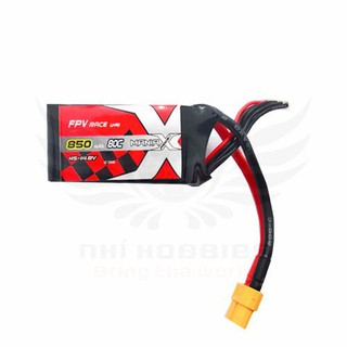 Pin Mania-X 14.8V 4S 850mAh 80C FPV Race