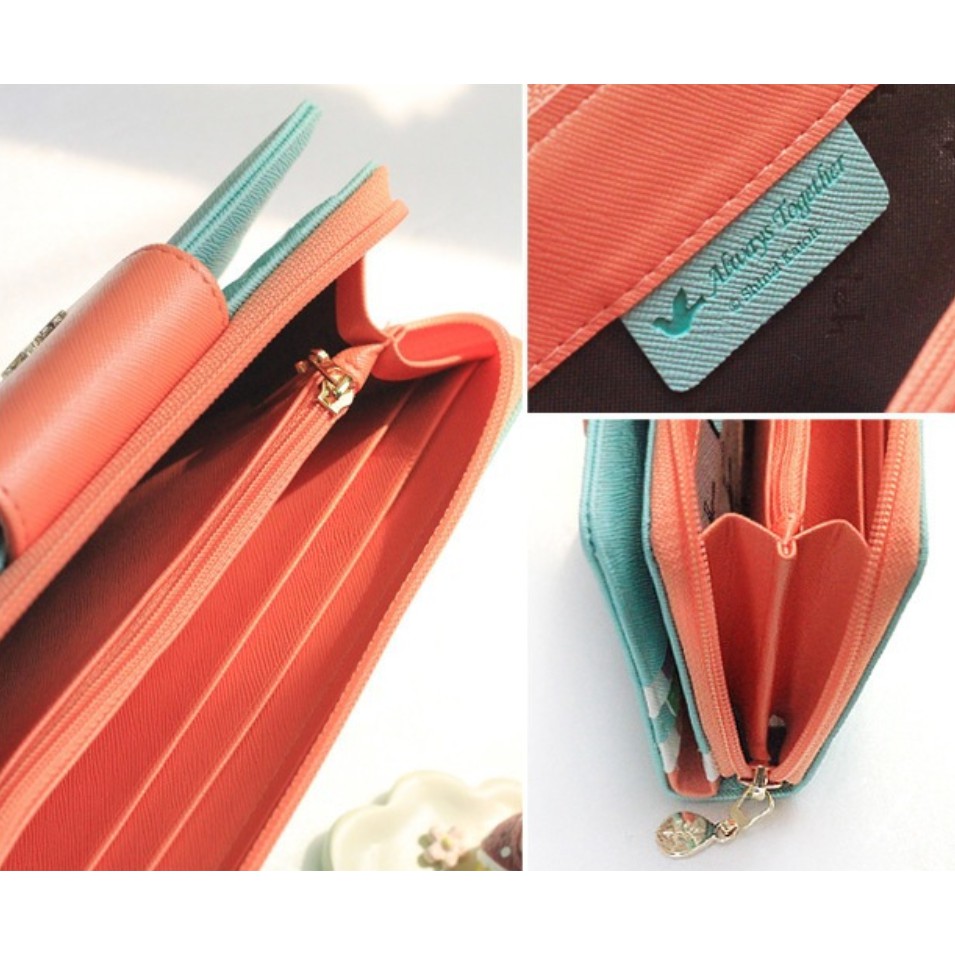 Ví Cầm Tay Mix Color Cao Cấp