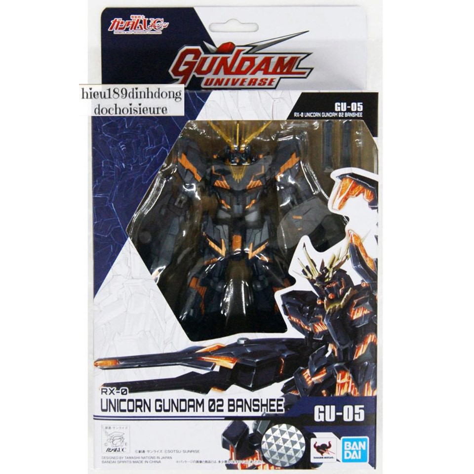 MÔ HÌNH Gundam Universe Unicorn Banshee Barbatos DEATHSCYTHE Full box chính hãng BANDAI