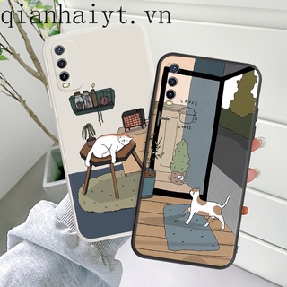 Ốp điện thoại chống rơi bảo vệ ống kính camera cho VIVO Y11S Y20 Y20A YA H131 10