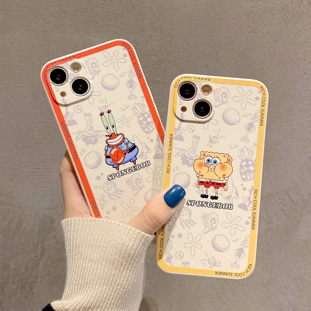 Ốp lưng iphone in hình họa tiết cute Spongebob 6/6s/6plus/6splus/7plus/8plus/x/xsmax/11/11promax/12/12promax/13/13promax