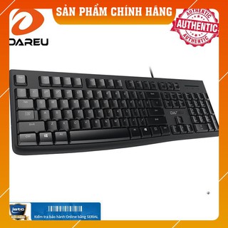 [SẴN HÀNG] bàn phím có dây Dareu LK185 - Màu đen - Siêu mỏng - Chống nước - BH 24 tháng [LỖI 1 ĐỔI 1]