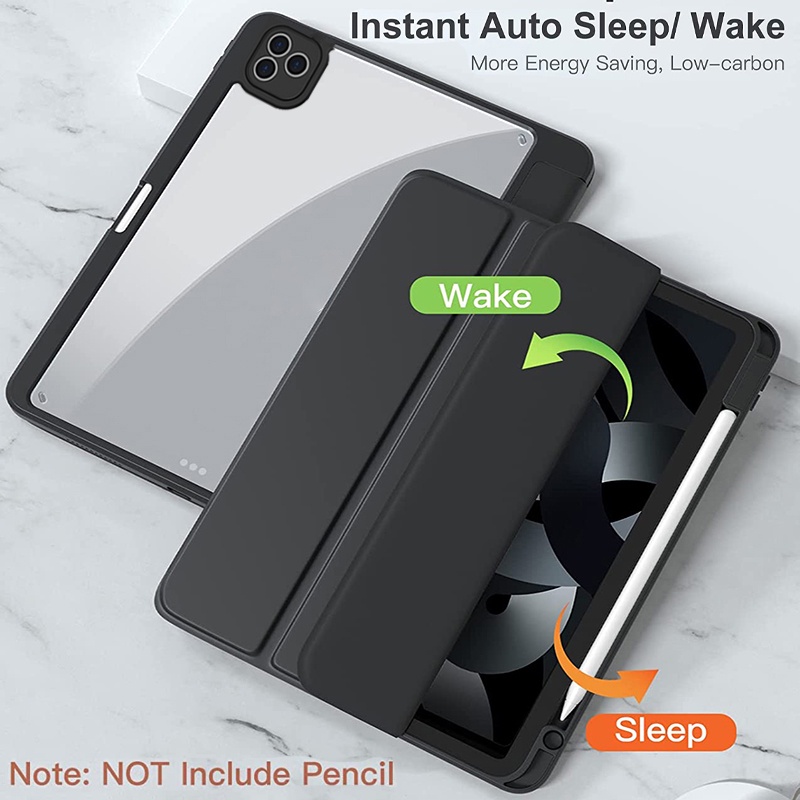 Ốp Lưng silicone Trong Suốt Cho iPad pro 9.7/iPad air4/air5 10.9/iPad 9 10.2/iPad gen8/7 10.2/mini6 8.3/air2 9.7/iPad 6/iPad 5
