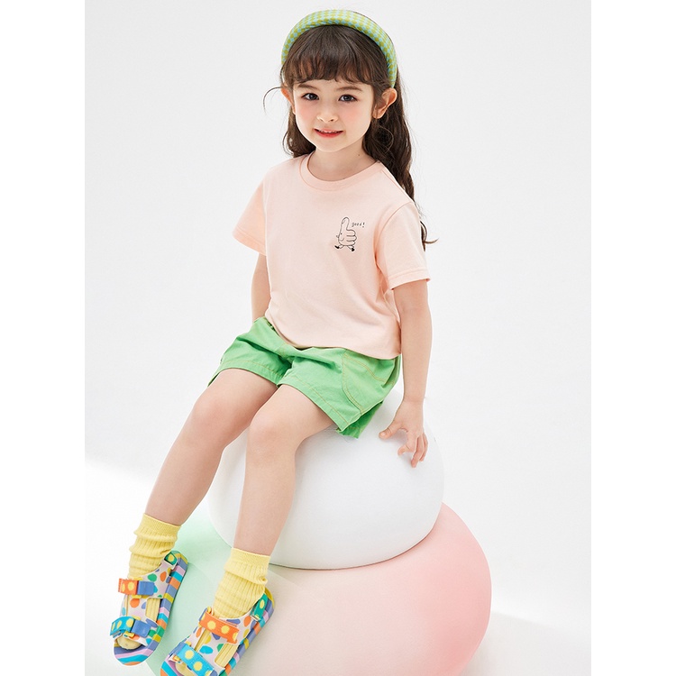 Áo thun mềm mịn mặc mùa hè nhiều màu thương hiệu BALABALA dành cho trẻ em từ 4 đến 8 tuổi 208222117205