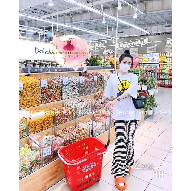 Quần Loe Cotton 3 màu hack dáng