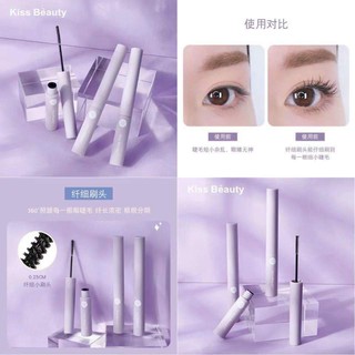 Mascara Siêu Mảnh Tơi Mi Kiss Beauty (vỏ tím)
