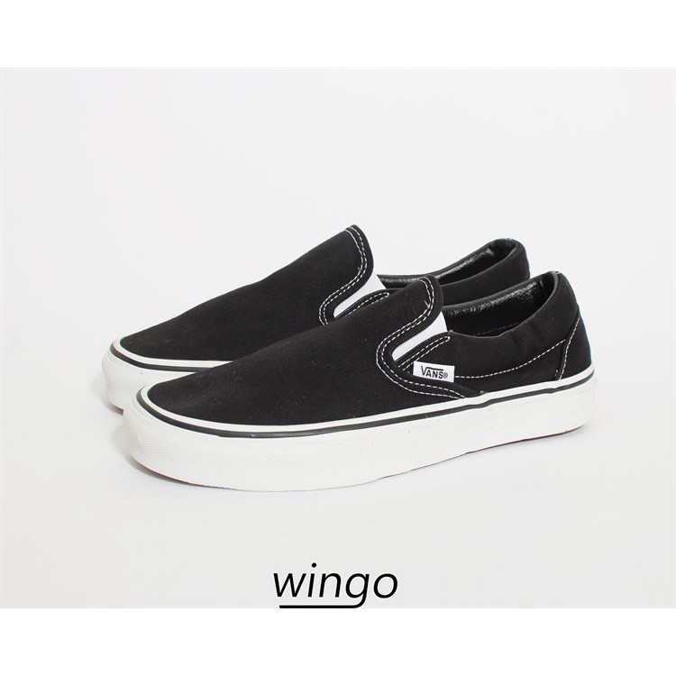 (Giày Chính Hãng) Vans Slip On Classic Black/White