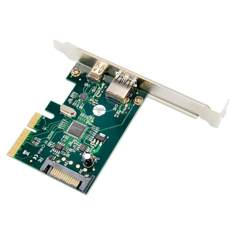 Card Mở Rộng Pcie Sang Usb 3.1 Type C + A Gen2 10gbps Thẻ | BigBuy360 - bigbuy360.vn