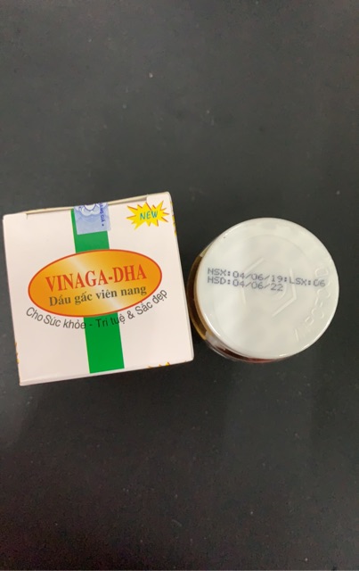 Vinaga DHA - Dầu gấc bổ sung vitamin A, E, DHA giúp sáng mắt, tăng thị lực, giảm khô, mờ, quáng gà, nám, sạm, lão hóa da