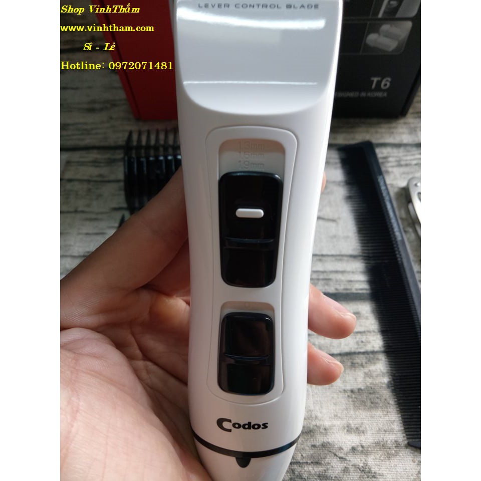tông đơ cắt tóc chuyên nghiệp T6 [TẶNG KÈM DAO CẠO + LƯƠC CHUYÊN DỤNG TONYGUY]