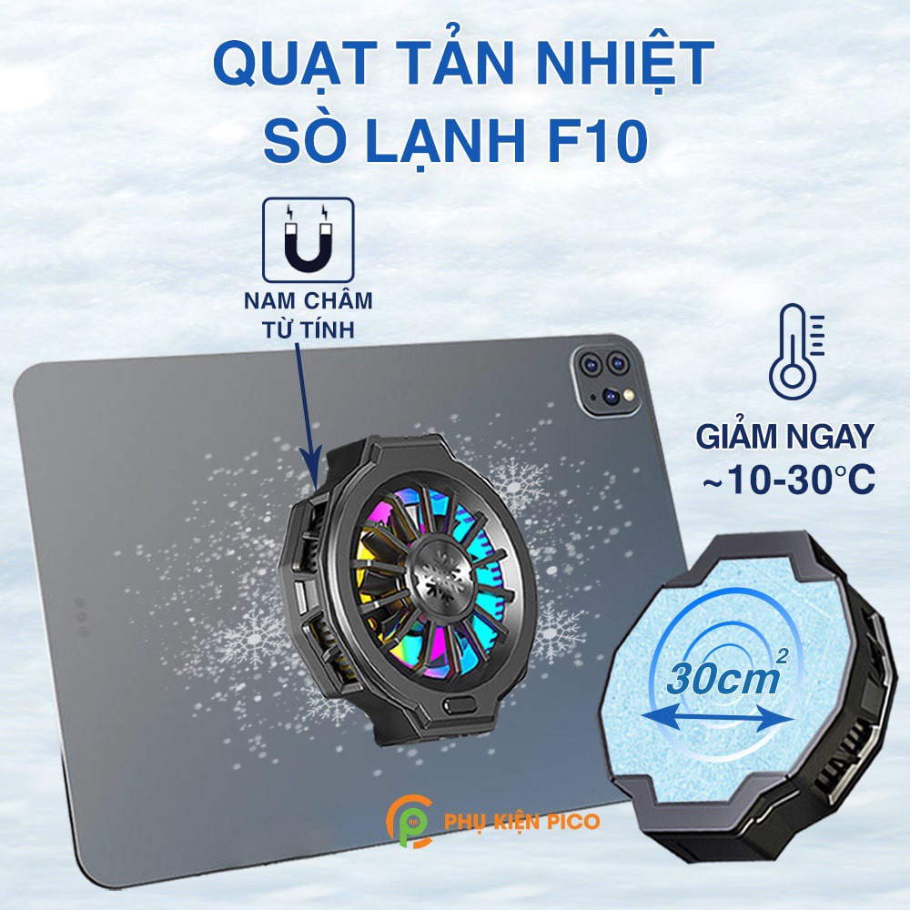 Quạt Tản Nhiệt Cổng USB Cho Điện Thoại 4 Inch - 6.7 Inch làm mát nhanh cho điện thoại gaming tản nhiệt sò lạnh siêu mát