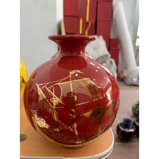 Bình Gốm Thuận Buồm Xuôi Gió Trang Trí  Phong Thủy Tài Lộc