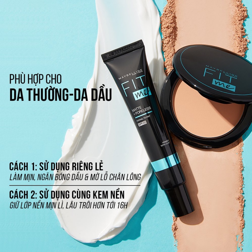 Kem Lót Maybelline Fit Me Kiềm Dầu SPF20 30ml