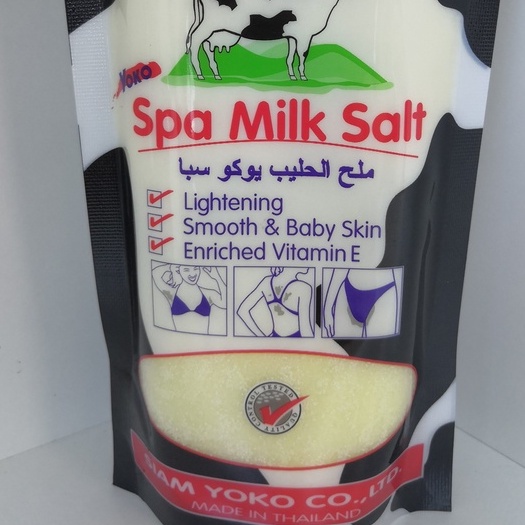 Muối tắm tẩy tế bào chết bò sữa yoko (Spa Milk Salt) 300g (hàng có sẵn) - tẩy da chết tối ưu