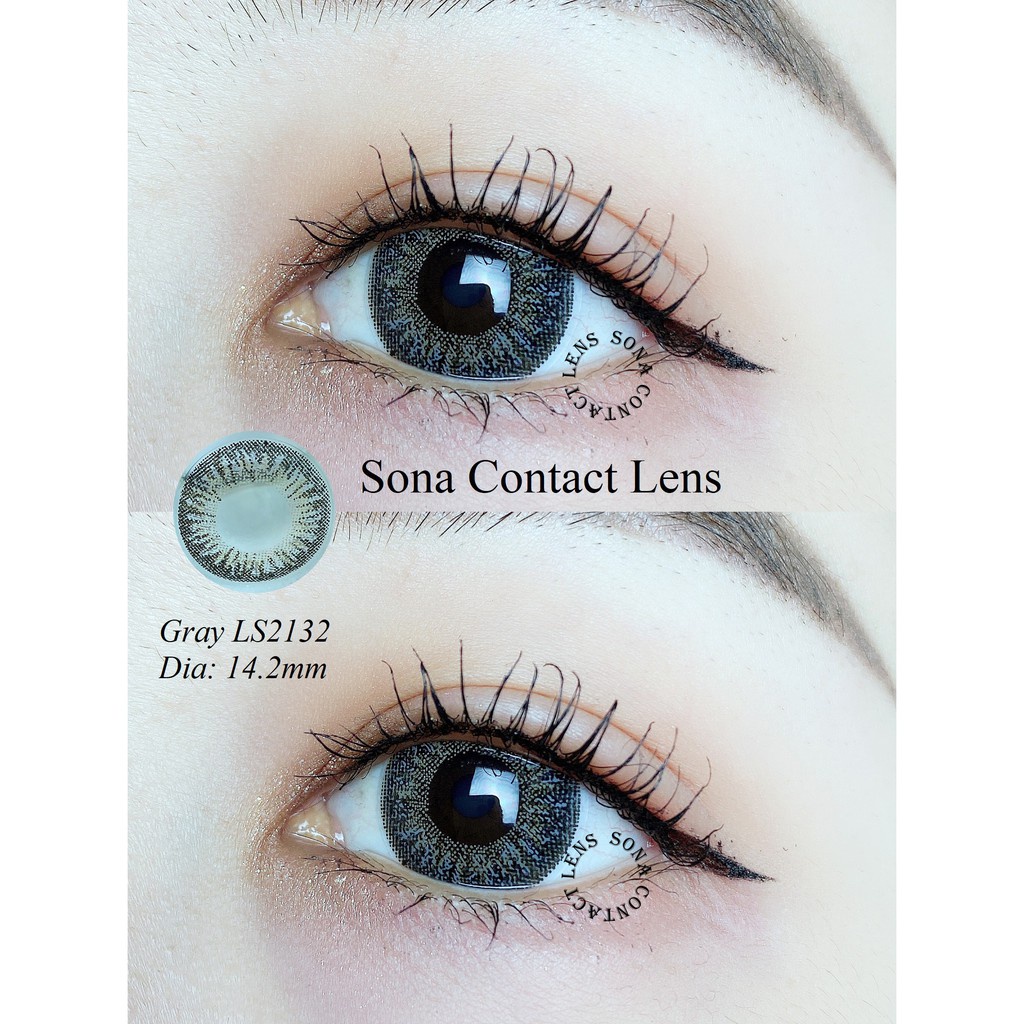 Lens GRAY LS-2132 (kính áp tròng Sona Hàn Quốc)