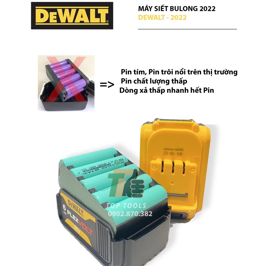 Pin máy khoan, máy siết bulong loại 20-21v, Pin 10cell 5ah