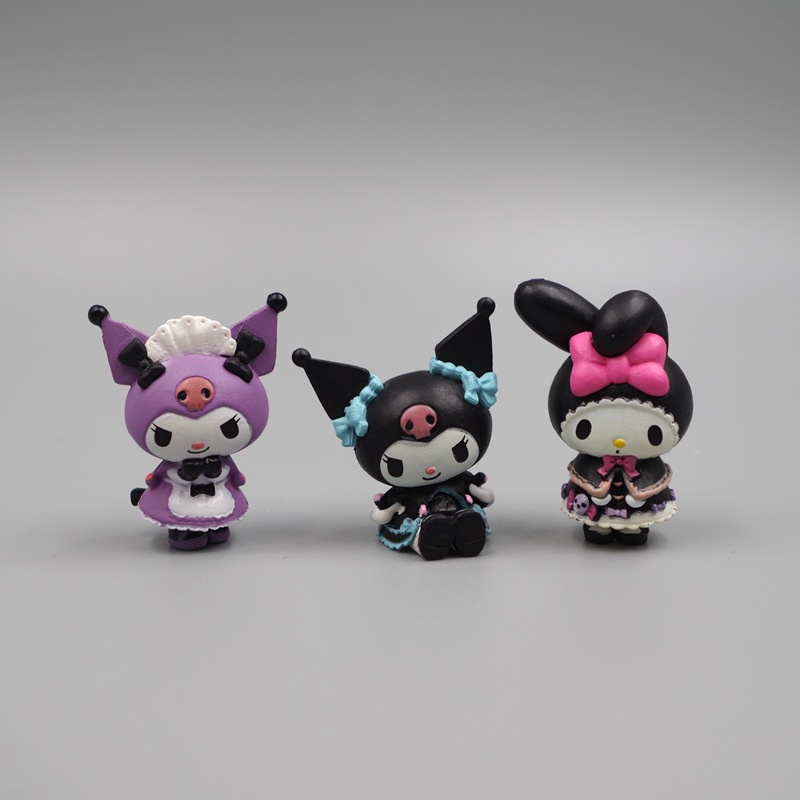 Set 5 mô hình nhân vật hoạt hình My Melody Kuromi