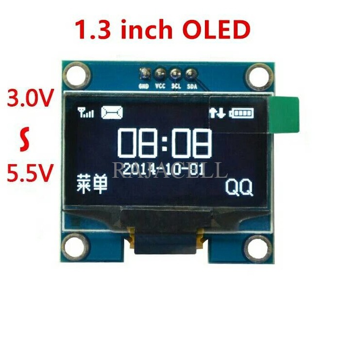 Mới Mô Đun Màn Hình Lcd Oled 1.3 "i2c Cho Arduino