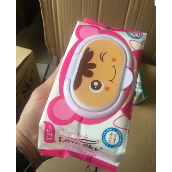 KHĂN ƯỚT HÌNH GẤU 120 TỜ/GÓI KHÔNG MÙI