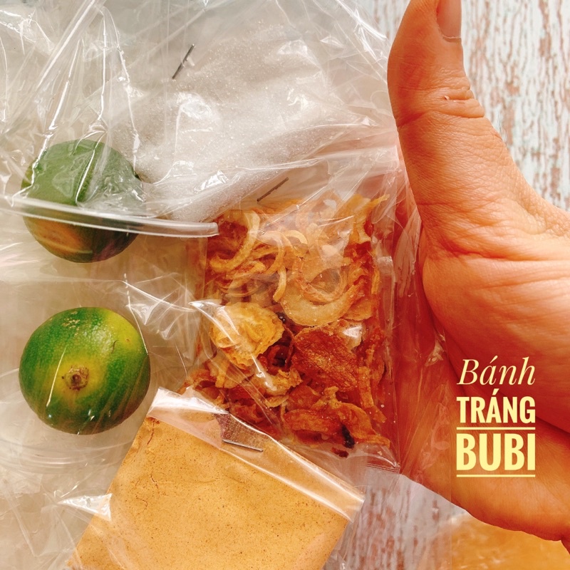 Bánh tráng sợi Phun sương Chấm Muối Tôm Sặc Hành Phi Giòn Thơm Cực Ngon - Đặc biệt không dầu