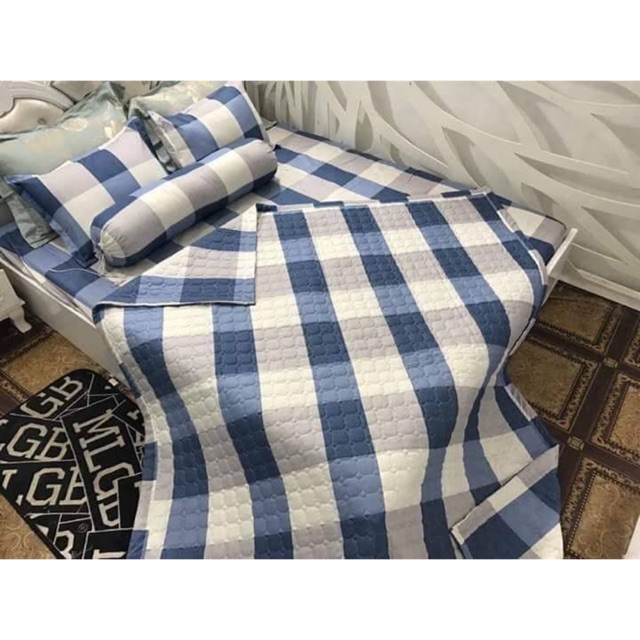 Combo giường 5 món [ ẢNH THật ] mẫu CARO m6.2m