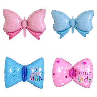 (XẢ KHO) BÓNG TRÁNG NHÔM TRUNG HÌNH NƠ, BONG BÓNG KIẾNG TRANG TRÍ TIỆC