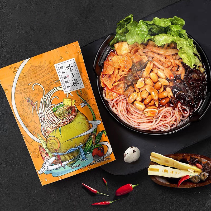 Bún ốc Lý Tử Thất liễu châu chua cay 1 gói 335g đồ ăn vặt Trung Quốc Thanh Trúc Foods
