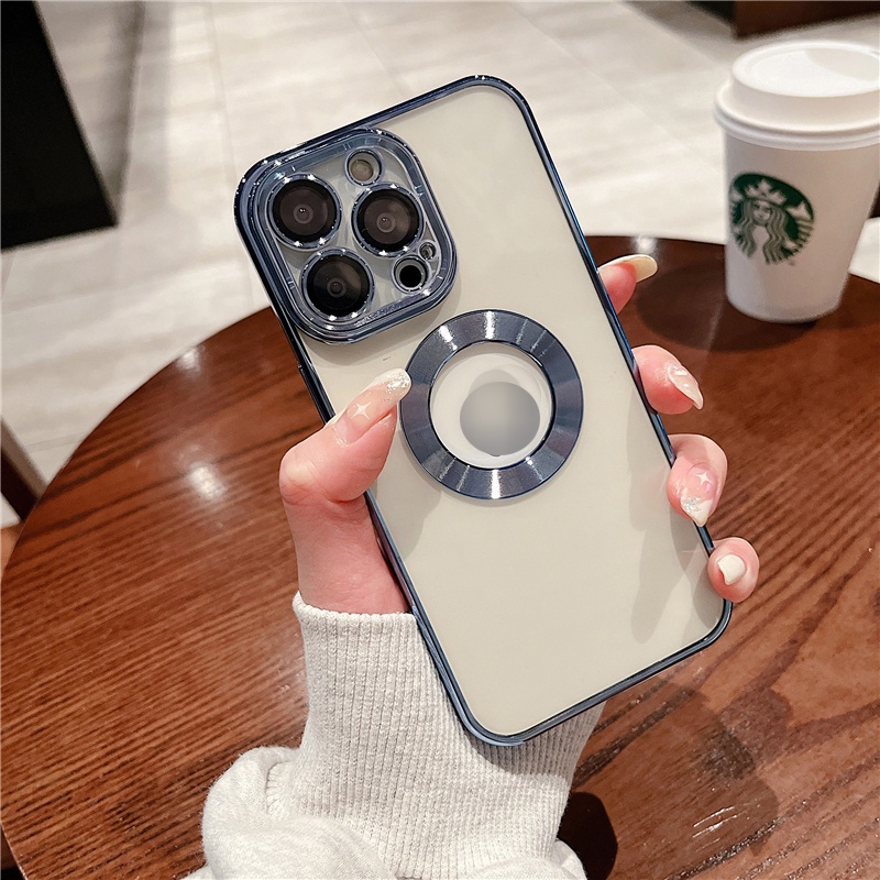 Vỏ điện thoại silicon mềm trong suốt mạ 6D sang trọng cho iPhone 11 12 13 Pro Max 13Pro XR XS Max 7+ 8 PLUS