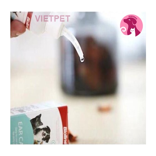 Nước Rửa Vệ sinh Tai Cho Chó Mèo Ear Care Bioline 50ml
