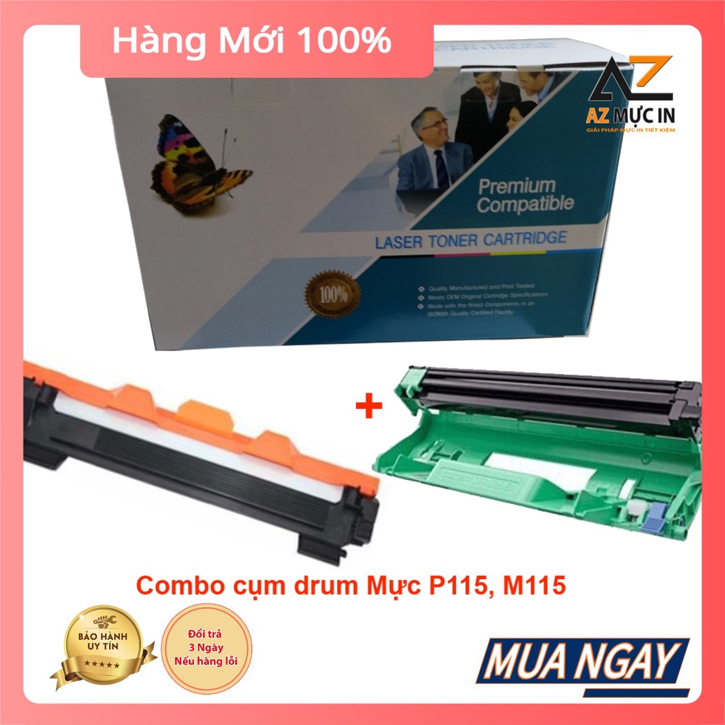 [COMBO CỤM DRUM MỰC P115] Mực máy in Xerox P115w, M115w, M115fw