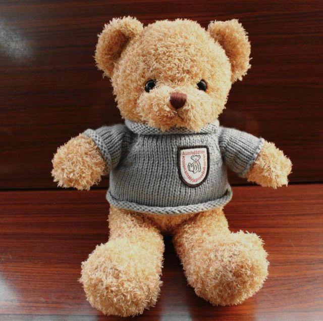 Gấu Bông Teddy Head Tales Thú Nhồi Bông Lông Xù Size Mini Nhỏ Bé 40cm - 32cm