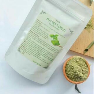 100g bột trà xanh Thái Nguyên đắp mặt, tắm trắng cam kết nguyên chất 100%