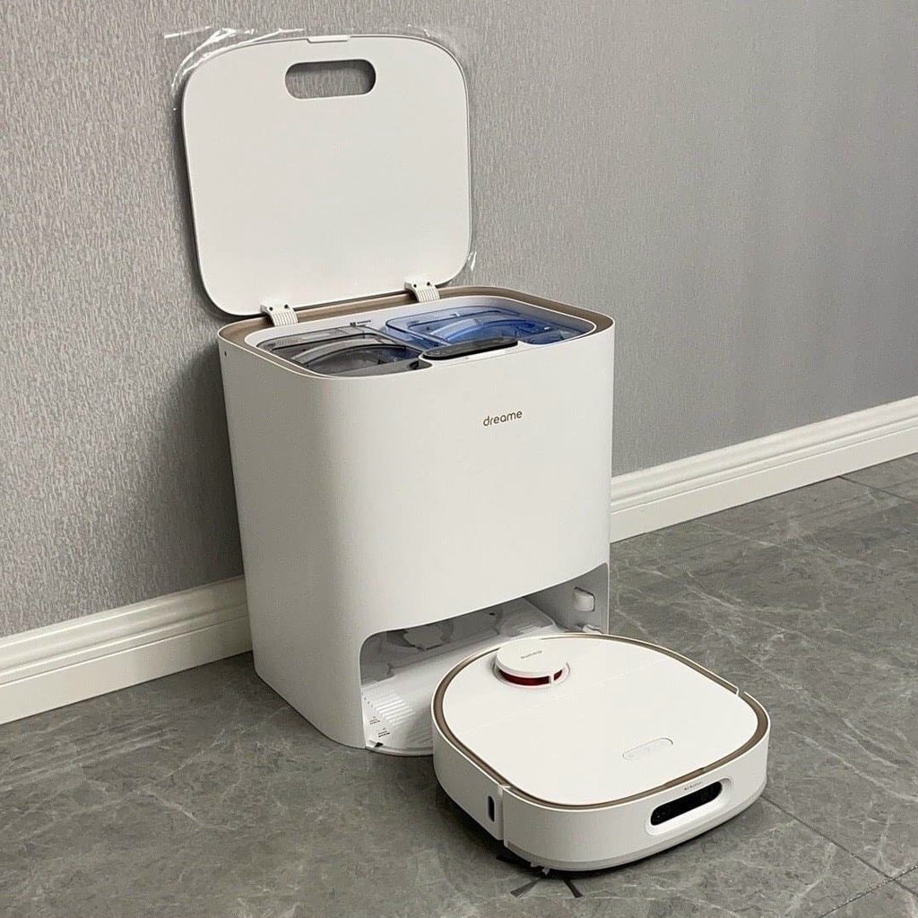 Robot Hút Bụi Lau Nhà giặt giẻ lau tự động Dreame Bot W10 Pro – Bản Quốc Tế