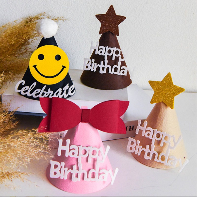 Mũ sinh nhật phong cách Hàn Quốc - mũ nỉ 3D Hàn Quốc Nhiều Mẫu