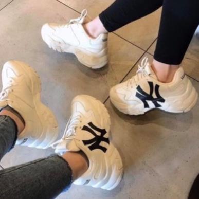 Giày thể thao sneaker NY đen trắng SPORT cao cấp hot hit 2022