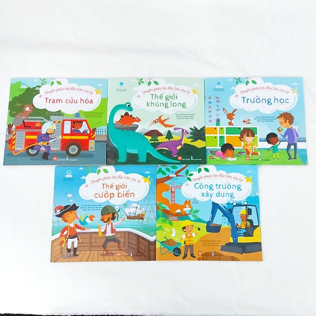 Sách - Chuyến phiêu lưu đầu tiên của tớ 5 cuốn (dành cho bé 3 tuổi trở lên)