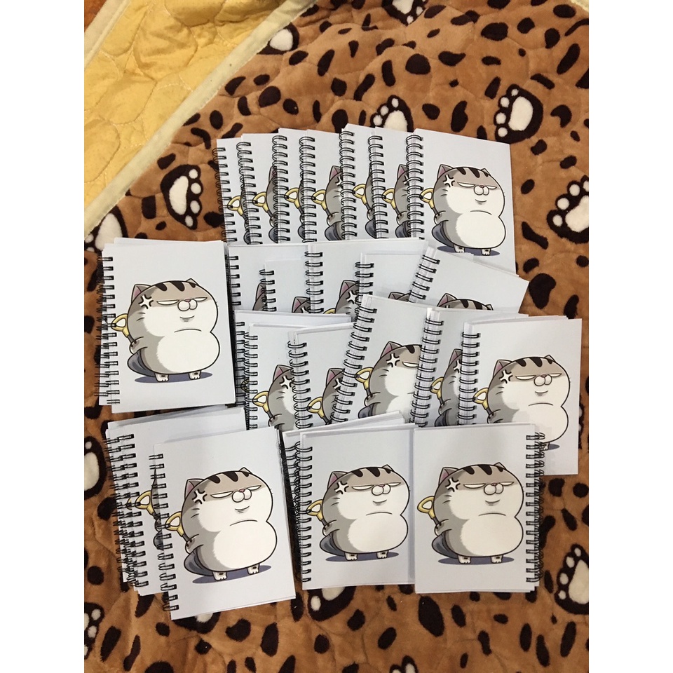 Sổ tay in theo yêu cầu sổ lưu bút sổ ghép mặt in theo yêu cầu 200 trang sổ bút và gáy xoắn