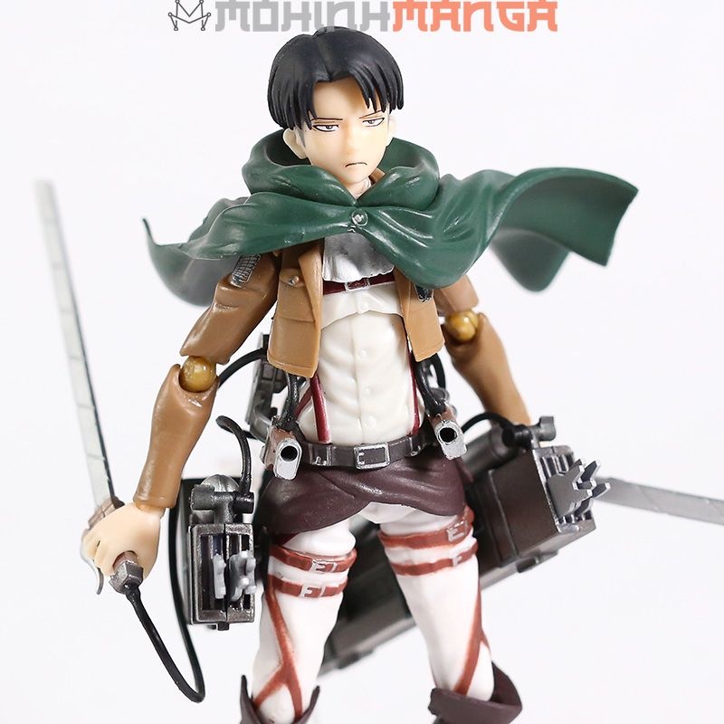 Mô hình figma Attack on titan 207 Eren Yeager 213 Levi 203 Mikasa Nendoroid Đại chiến titan đội trinh sát