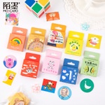 40 miếng stickers họa tiết cool smiling face trang trí sổ tay