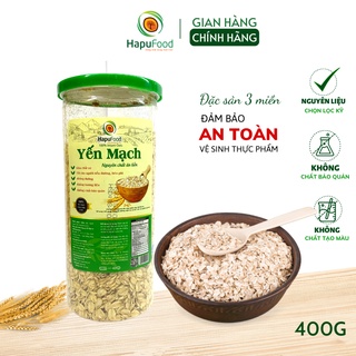 Yến mạch cán dẹt Úc 425g HAPUFOOD ăn liền, thơm ngon, cung cấp dinh dưỡng - Đồ ăn vặt cho mẹ và bé