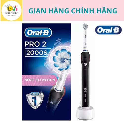 [Hàng chính hãng 100%] Bàn chải điện Oral B Pro 2 2000 sale 70% tại Pháp