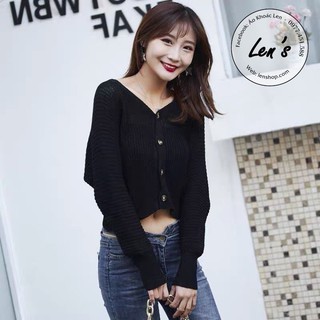 ÁO KHOÁC MỎNG LEN DÁNG CROPTOP