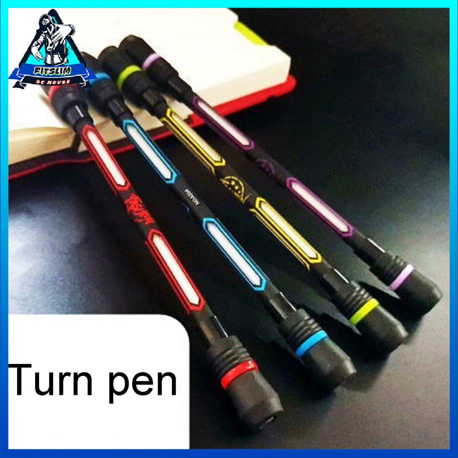 Gel Pen chống rơi Bút quay Gel chống rơi 0.5MM Đồ chơi cho học sinh Gel Pen Spinner [8/3]