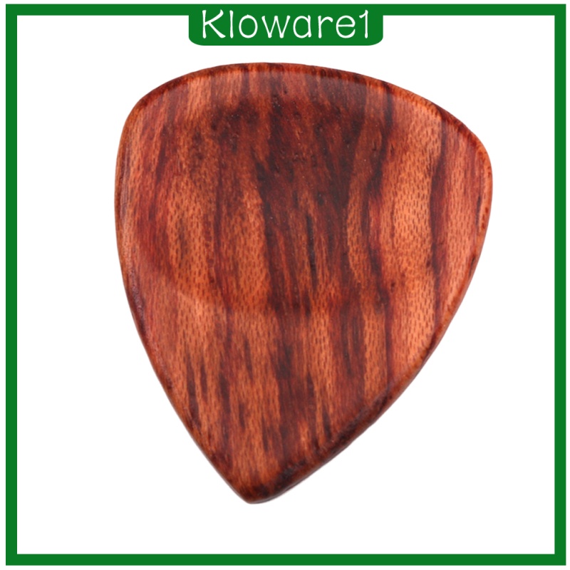 [KLOWARE1]Rosewood Heart Shape Guitar Pick Music Instruments Collection Gifts 27x 32mm