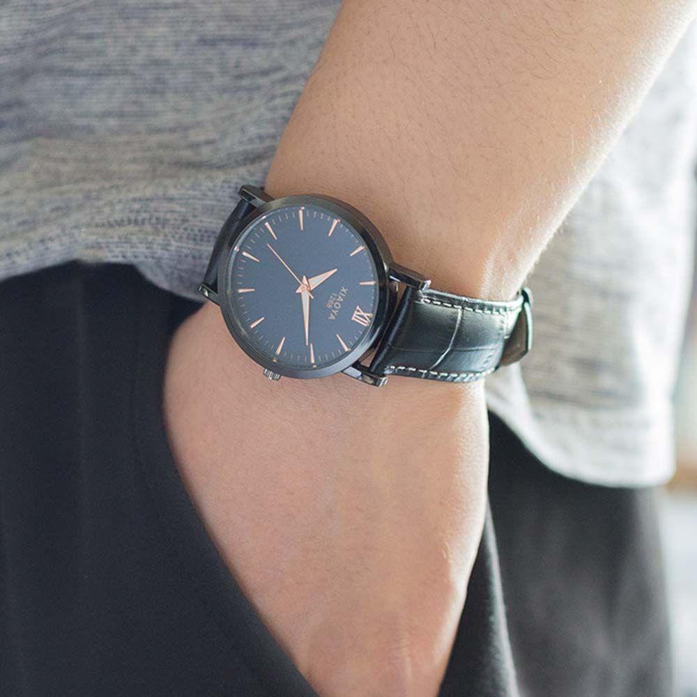 Dây Đồng Hồ Da Thật 22mm Khóa Gỗ Thay Thế Chống Thấm Nước