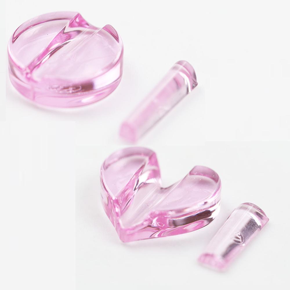 Khuôn Trang Trí Móng Tay Bằng Acrylic Hình Ngôi Sao / Trái Tim / Cong Độc Đáo DIY