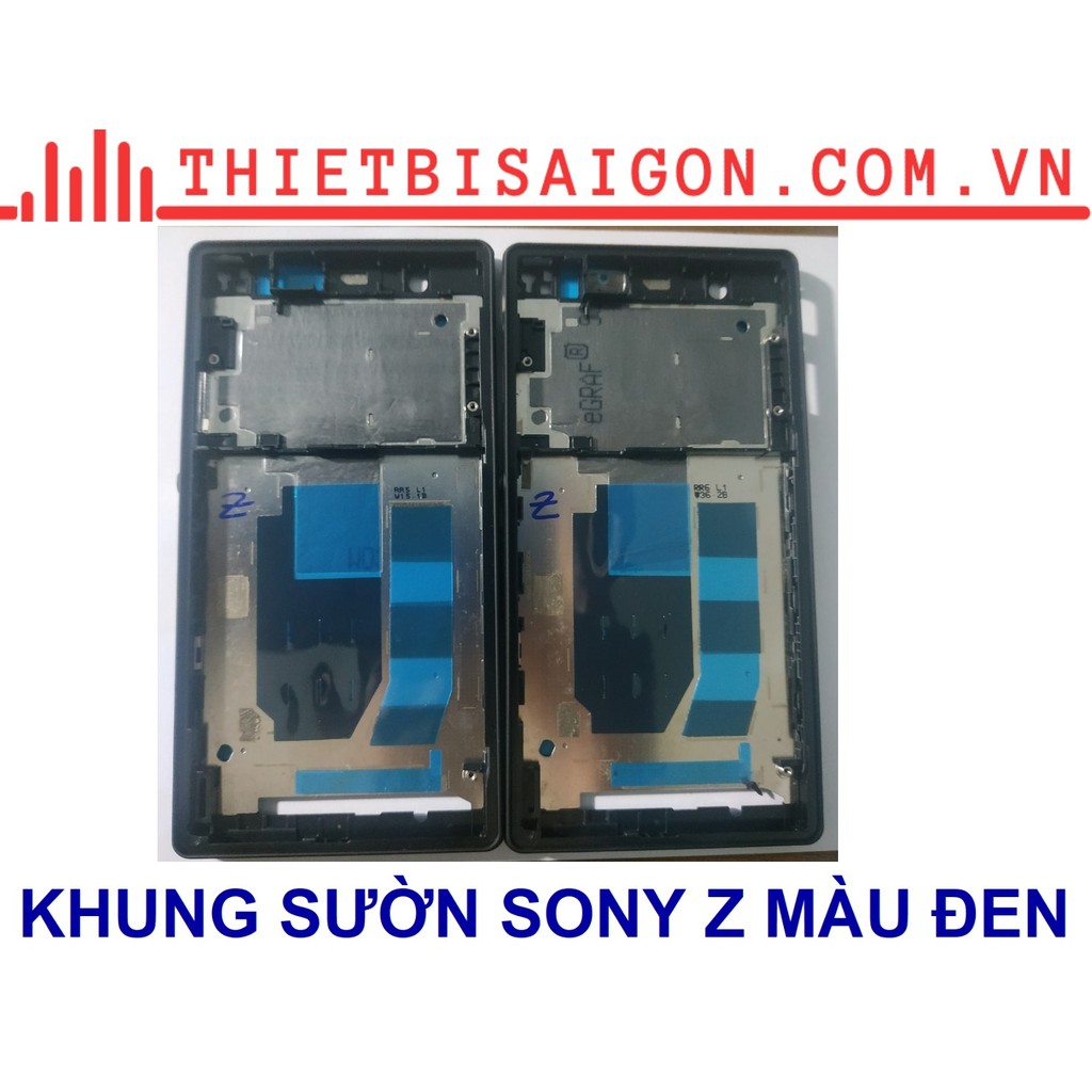 KHUNG SƯỜN SONY Z MÀU ĐEN