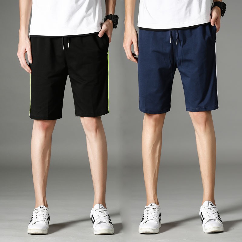 Men's Casual Sports Pants Simple Baggy Large Size Shorts Cotton Pants 1pec