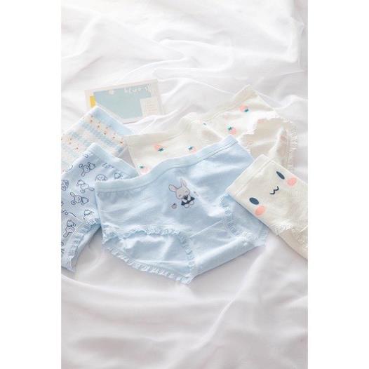 Quần Lót Nữ Cotton Thỏ - Dâu Tây Ngang Eo Thời Trang Dễ Thương 8015 - LADY