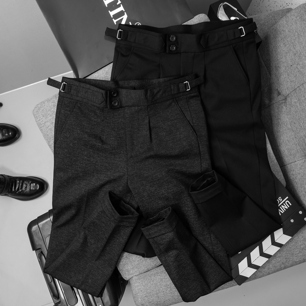 Quần Tây Deluxe Cotton Dustin High-waisted - BIGG thời trang nam có Bigsize đến 145kg